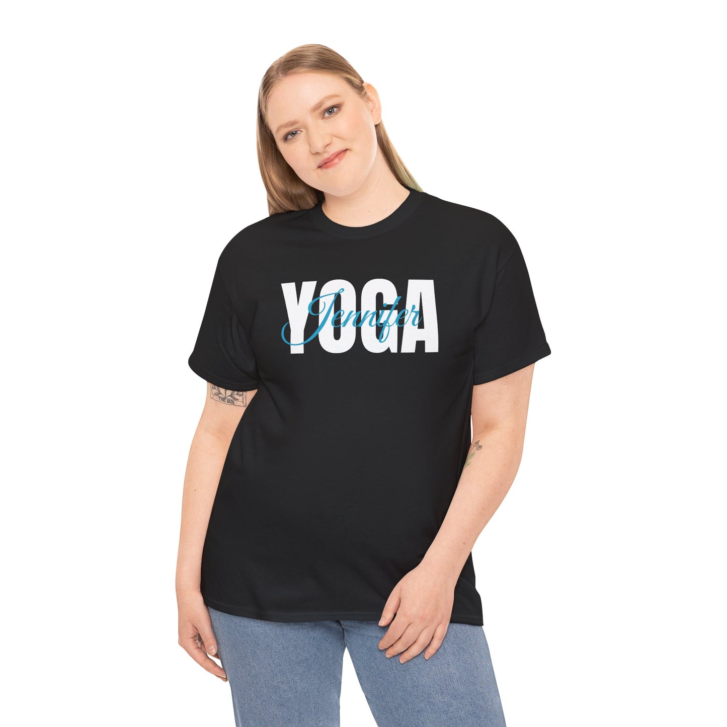 Personalized Yoga Shirt with Custom Name - Flashlander Gym Tee