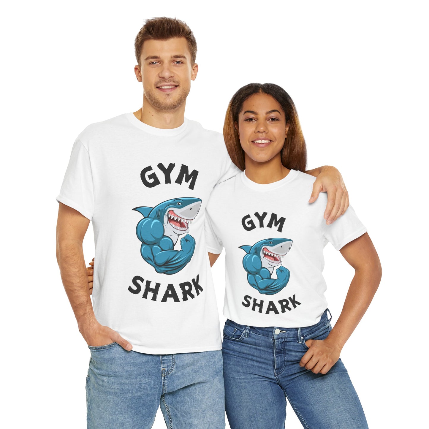 Muscle Gym Shark Bodybuilder Shirt - Flashlander