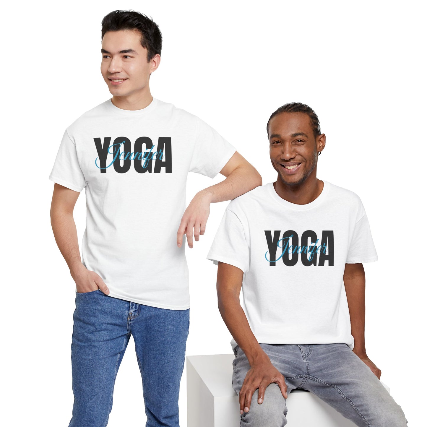 Personalized Yoga Shirt with Custom Name - Flashlander Gym Tee