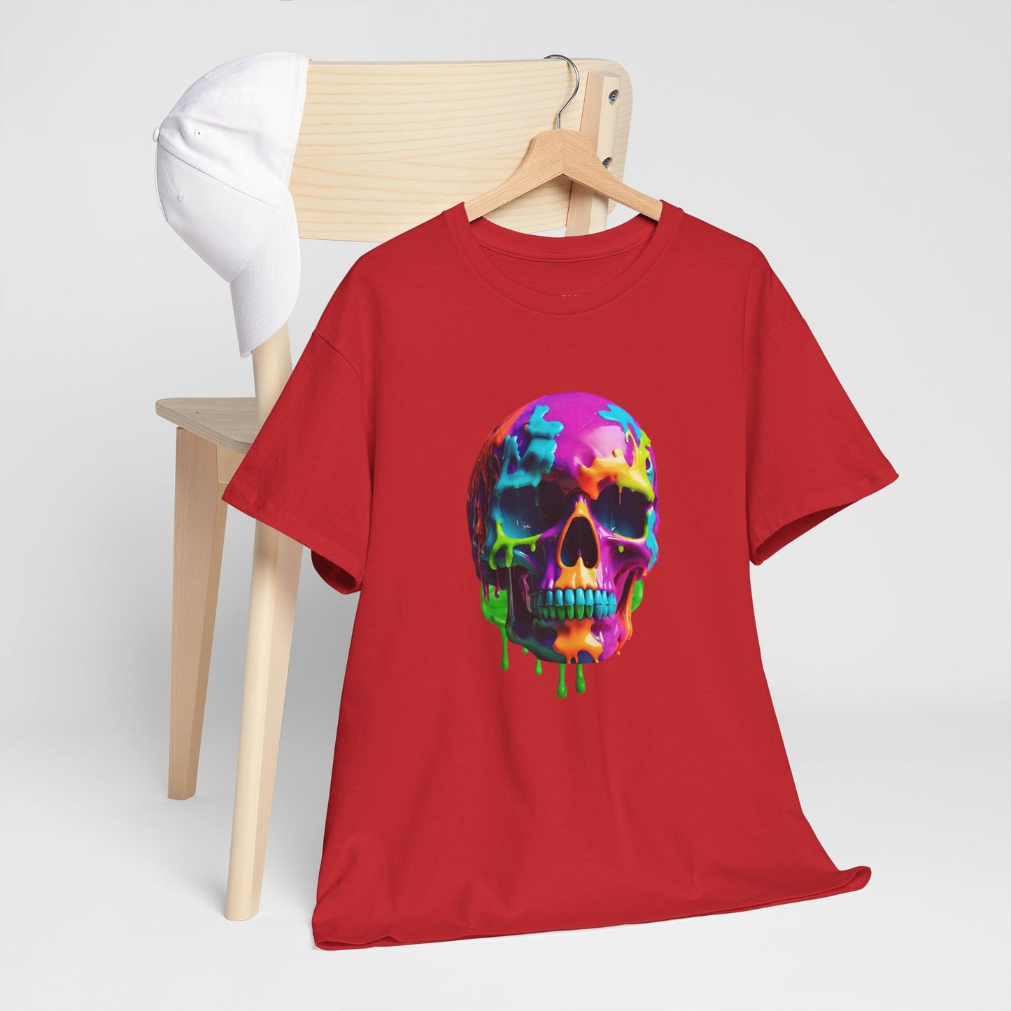 Neon Meltdown Skull Flashlander Gym Shirt