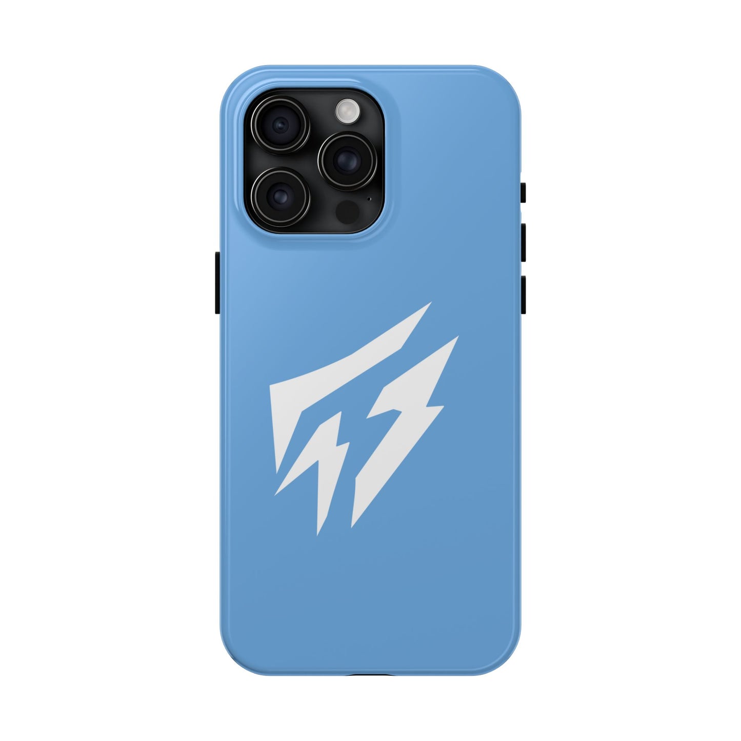 Flashlander Thunders Tough Phone Cases for all Iphone and Samsung Galaxy Light Blue