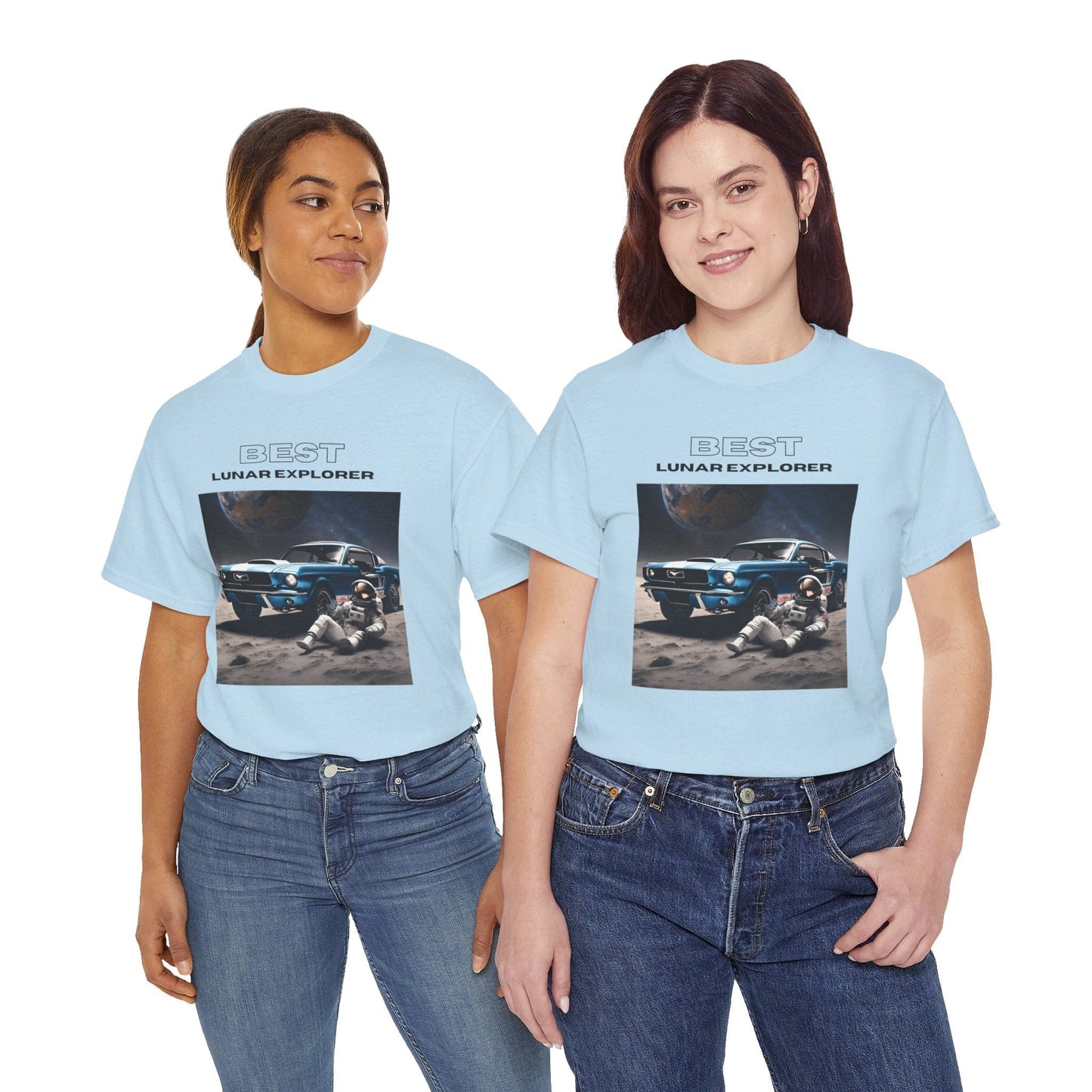 Astronaut Adventure Best Lunar Explorer Graphic Tee Flashlander