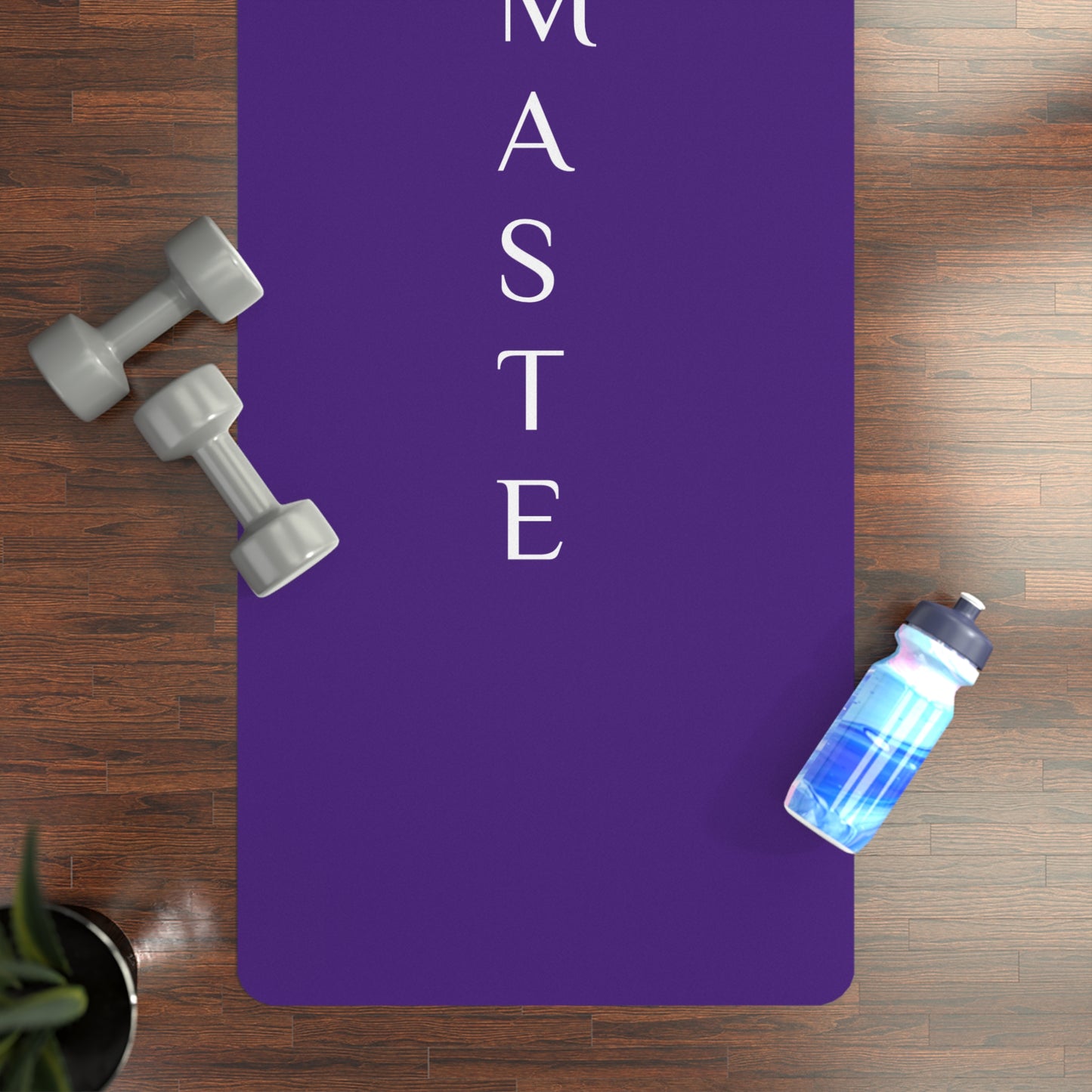 Flashlander Namaste Rubber Yoga Mat Purple