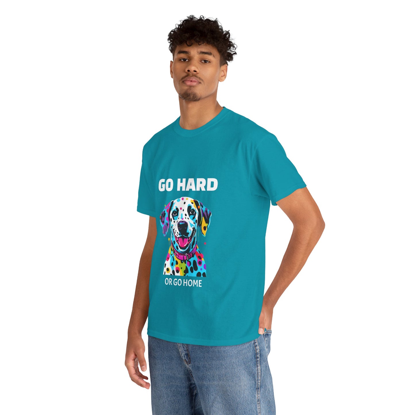 Dalmatian Dog Pop Art  - Go Hard Or Go Home Flashlander Gym Shirt