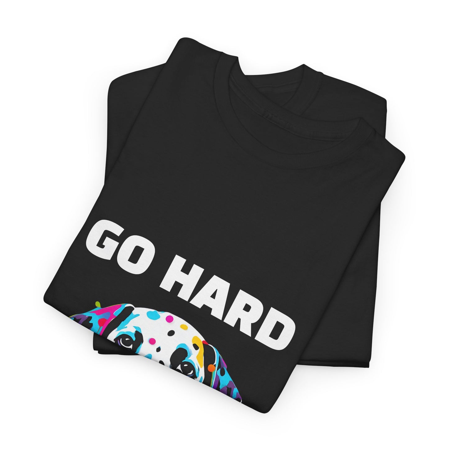 Dalmatian Dog Pop Art  - Go Hard Or Go Home Flashlander Gym Shirt