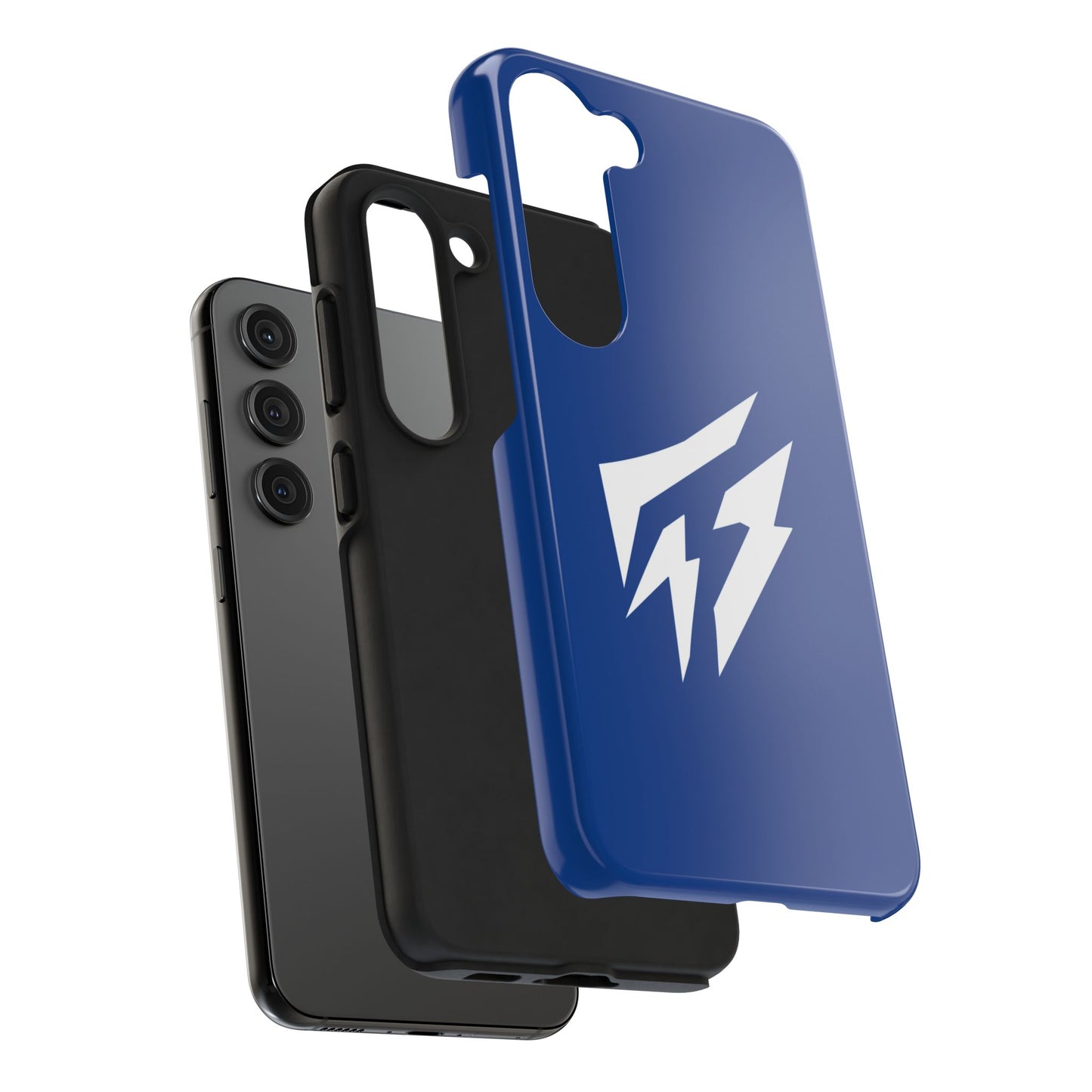 Flashlander Thunders Tough Phone Cases for all Iphone and Samsung Galaxy Dark Blue