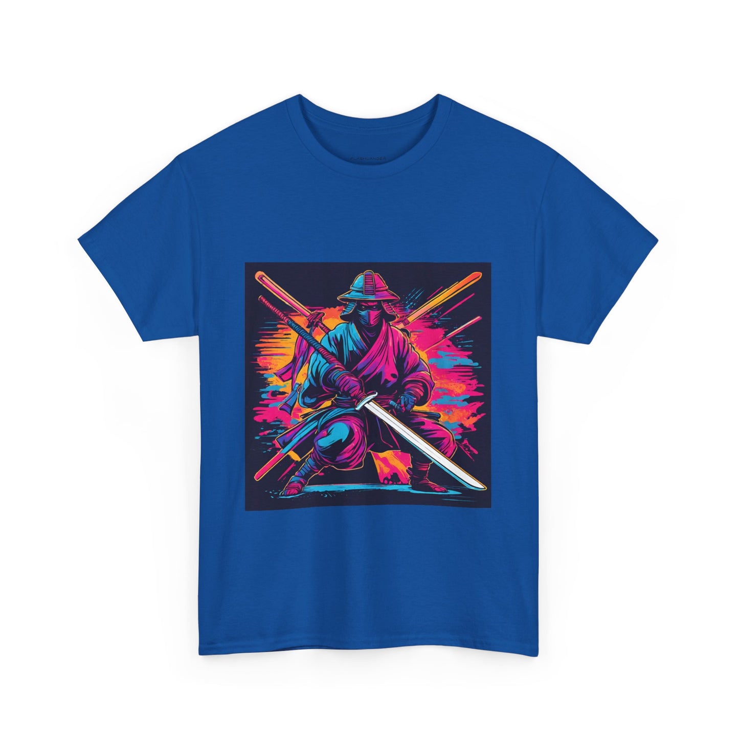 Samurai Warrior Sunset - Flashlander Gym Shirt