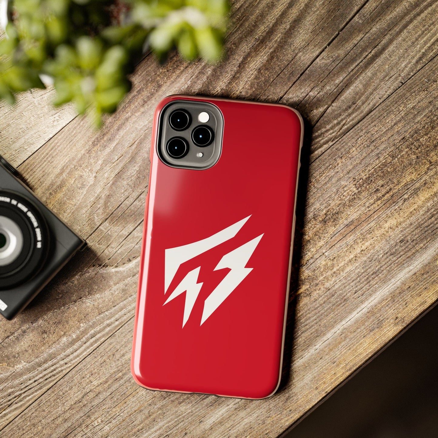 Flashlander Thunders Tough Phone Cases for all Iphone and Samsung Galaxy Dark Red