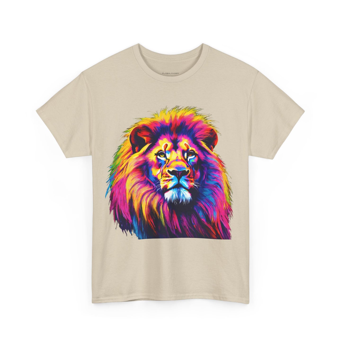 Lion Art Pop T-Shirt Flashlander