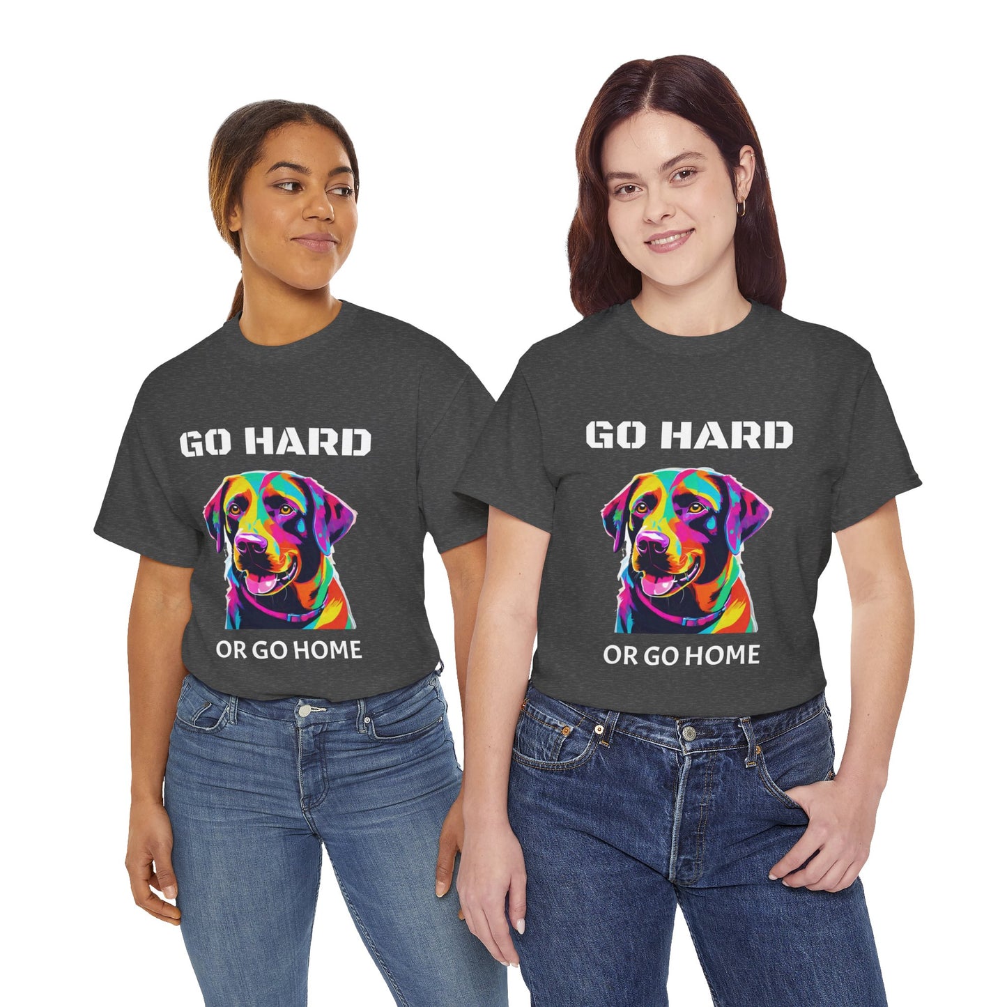 Labrador Retriever Dog Pop Art  - Go Hard Or Go Home Flashlander Gym Shirt