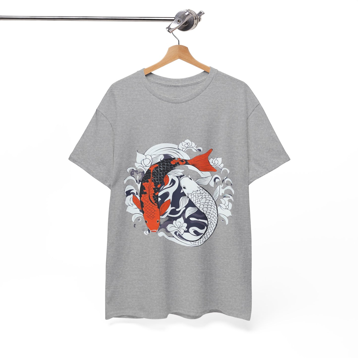 Yin Yang Japanese Koi Fish Flashlander Gym Shirt