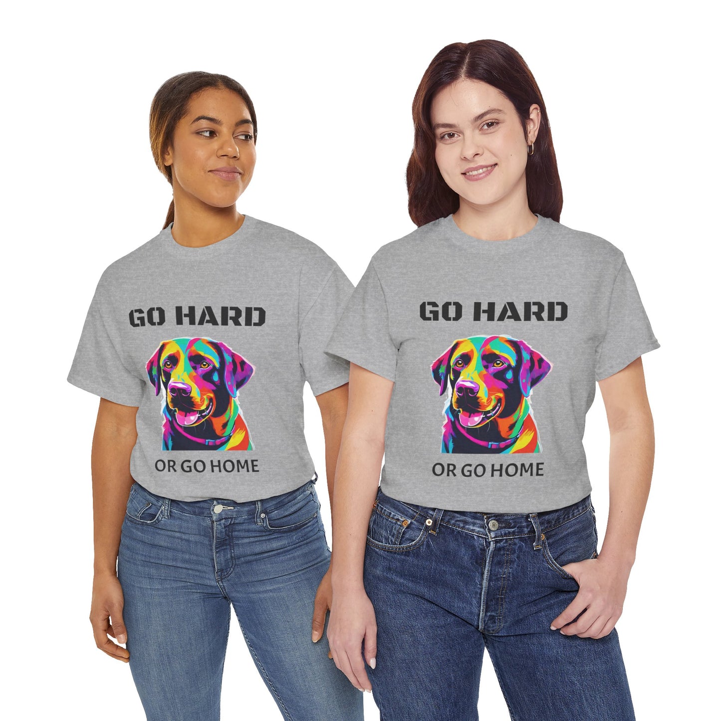 Labrador Retriever Dog Pop Art  - Go Hard Or Go Home Flashlander Gym Shirt