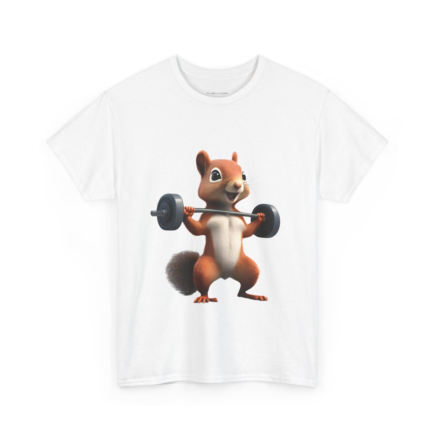 Squirrel Weightlifting Vintage Gym Shirt - Flashlander Graphic Tee