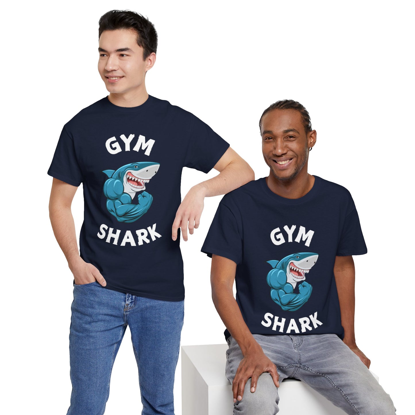 Muscle Gym Shark Bodybuilder Shirt - Flashlander