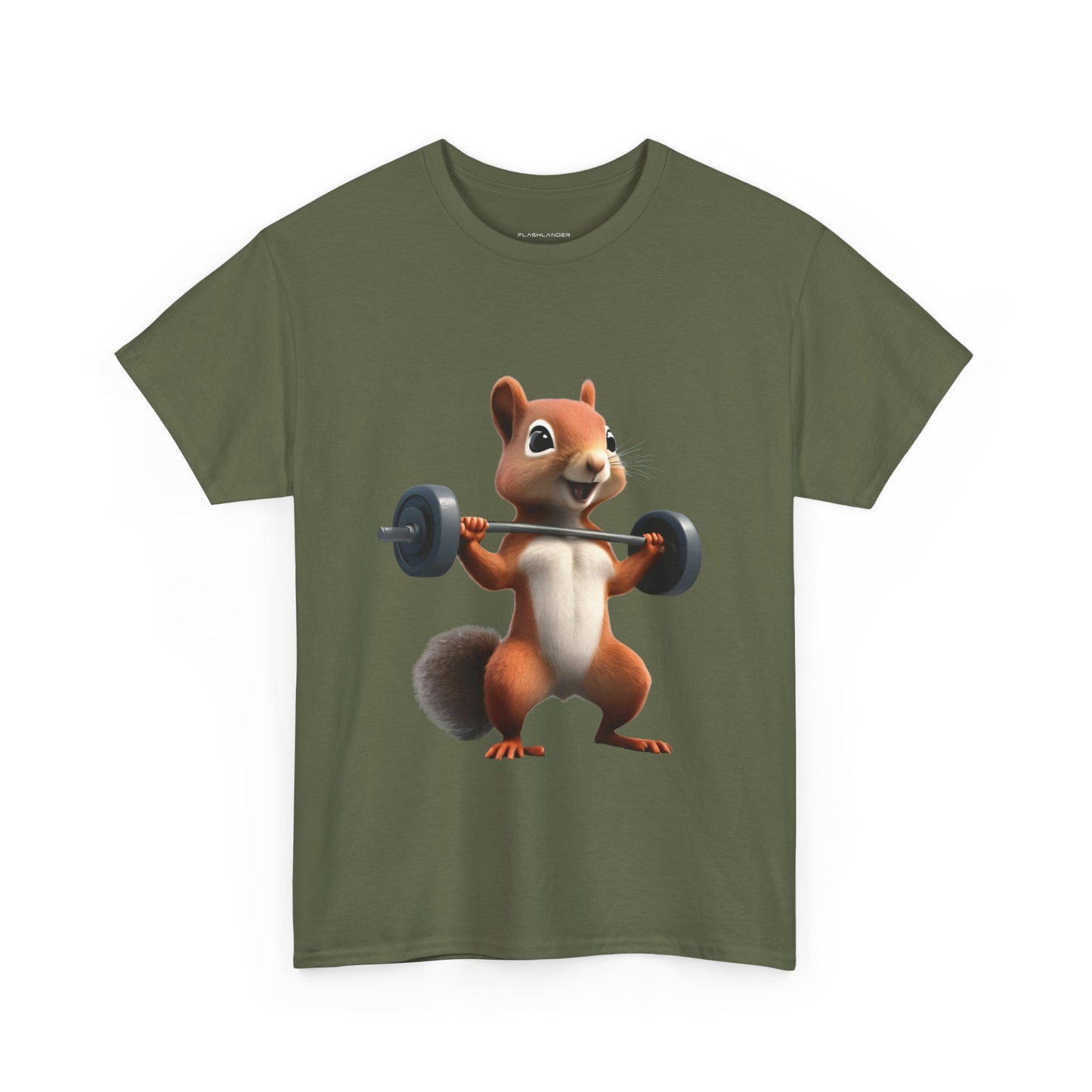 Squirrel Weightlifting Vintage Gym Shirt - Flashlander Graphic Tee