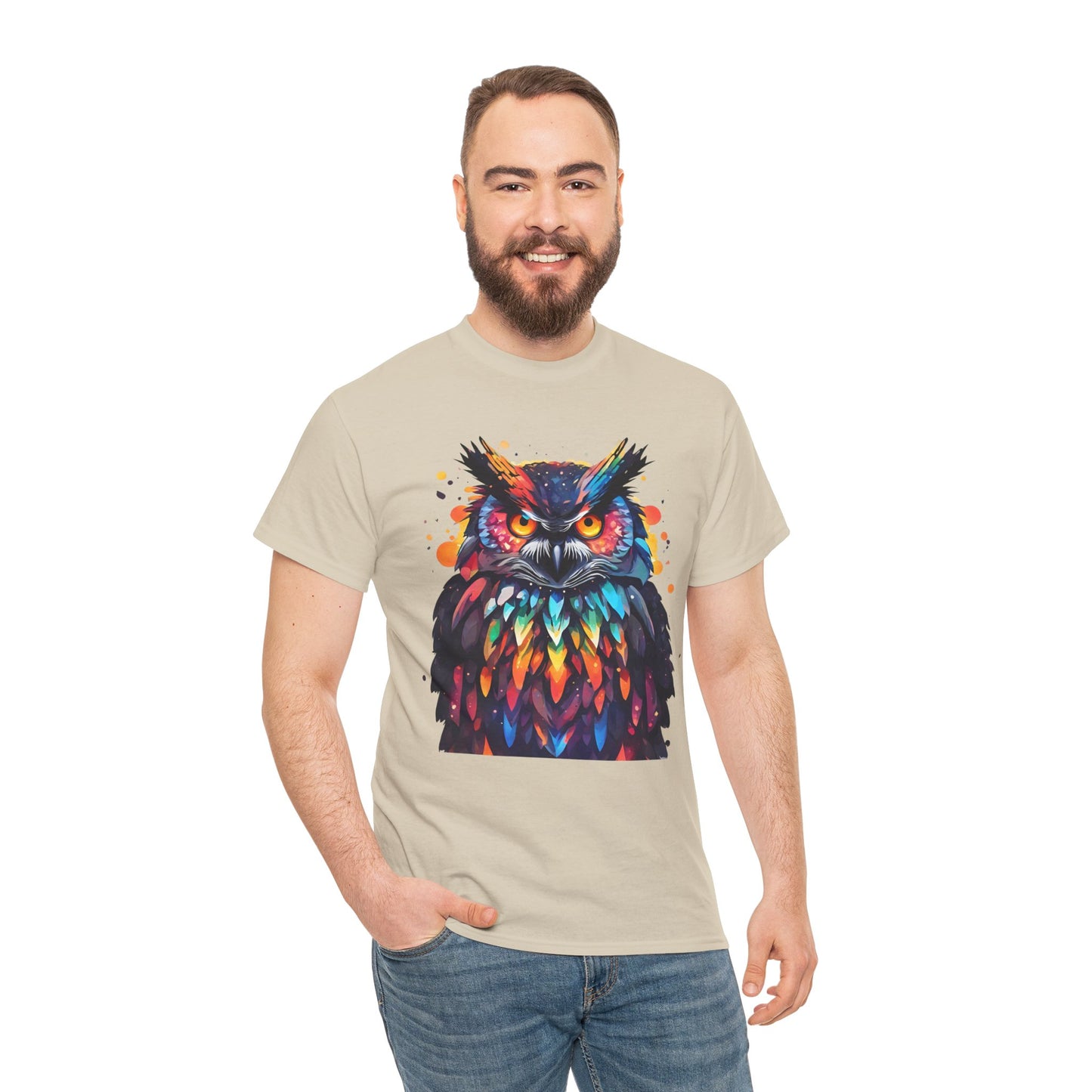 T-shirt de sport Flashlander à plumes de hibou Symphony