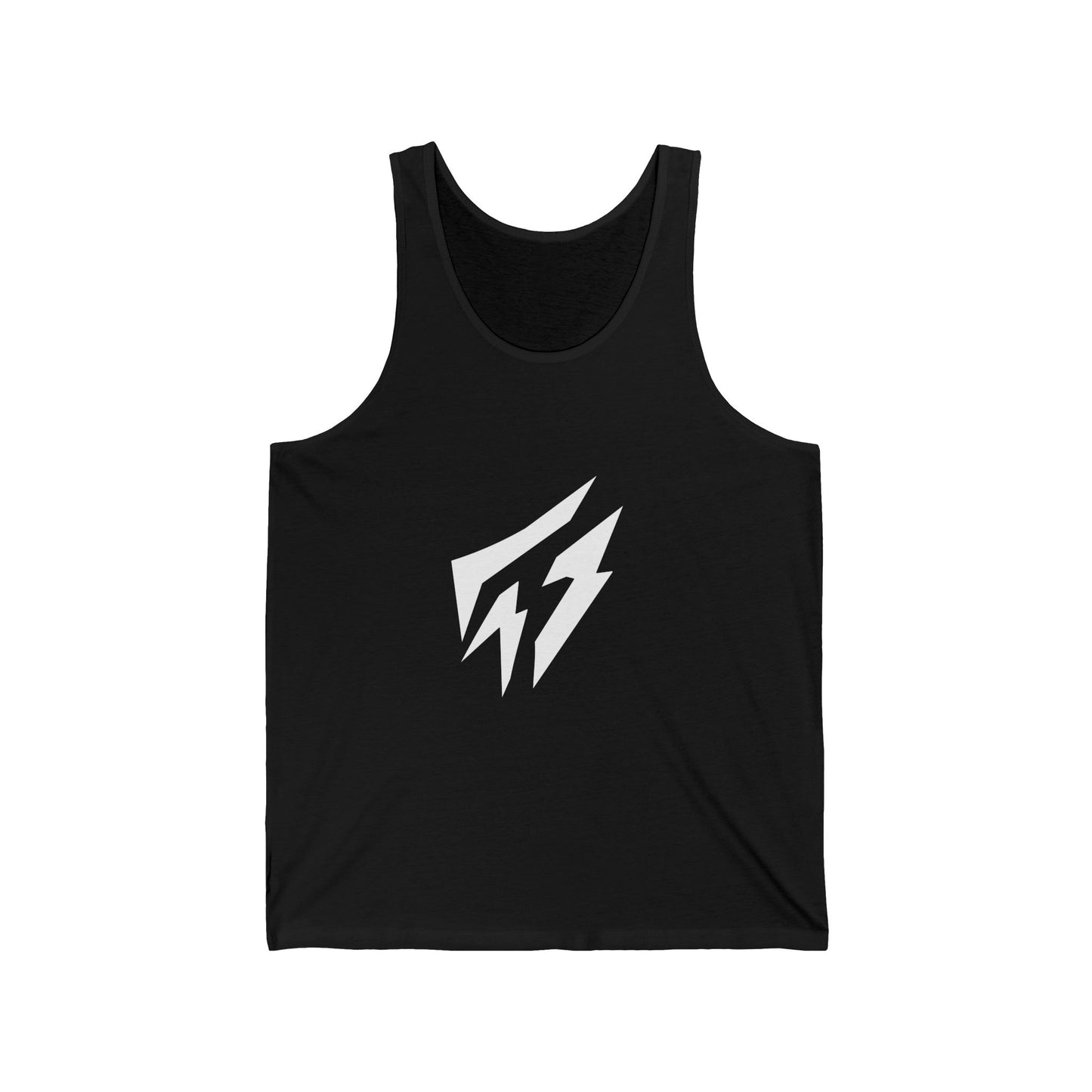 Flashlander Thunders Gym Rooster Bodybuilding Cotton Unisex Jersey Tank Charcoal Black TriBlend