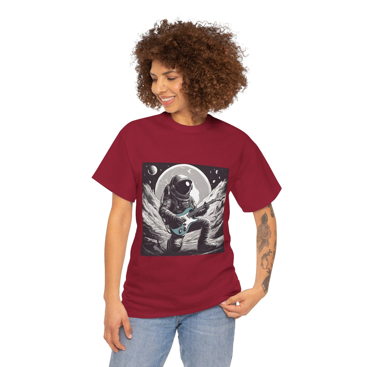 Galactic Jam Rockstar Astronaut Flashlander Gym Shirt