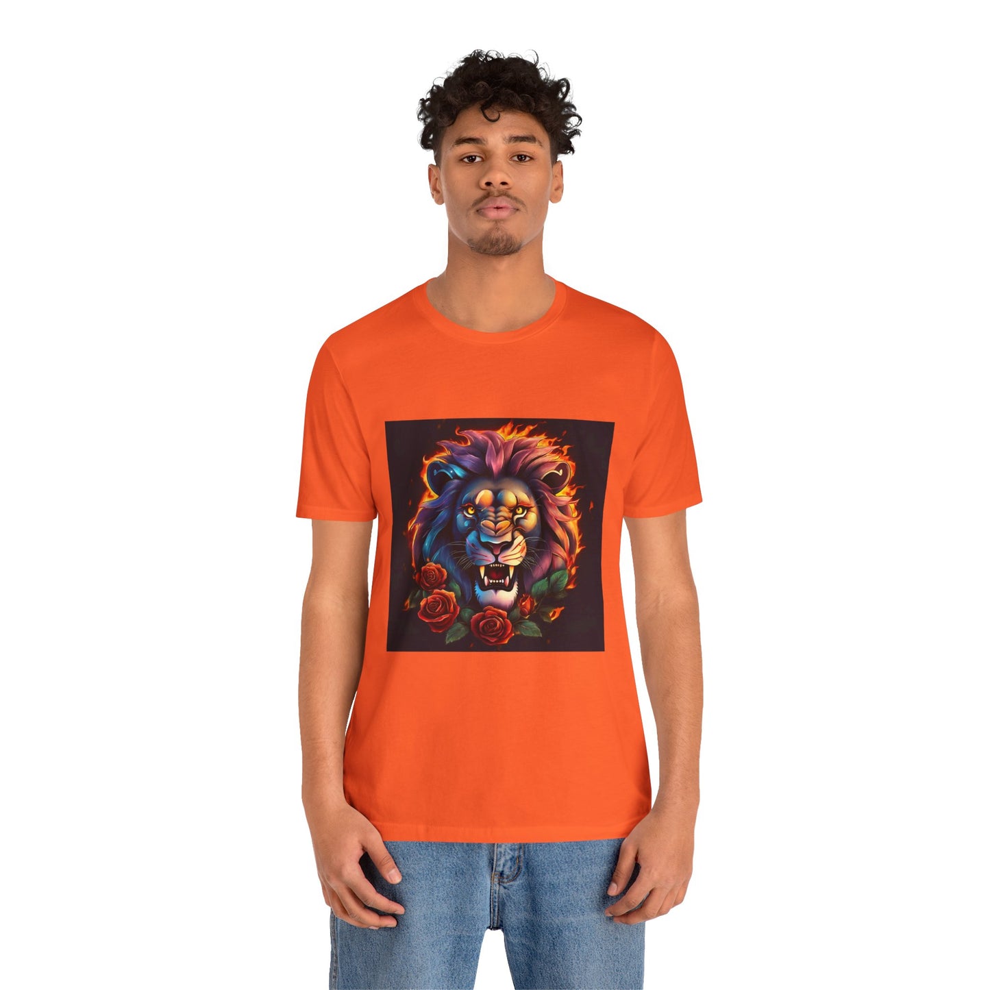 Brave Lion Flames Flashlander Gym Shirt