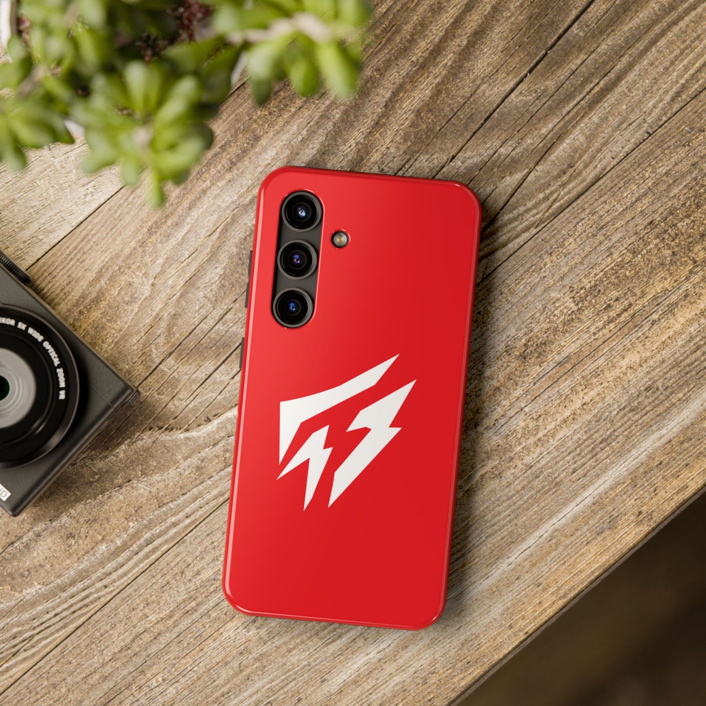 Flashlander Thunders Tough Phone Cases for all Iphone and Samsung Galaxy Red