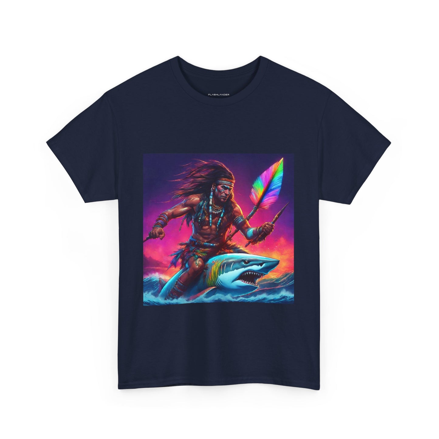 T-shirt de sport Flashlander Oceanic Warrior