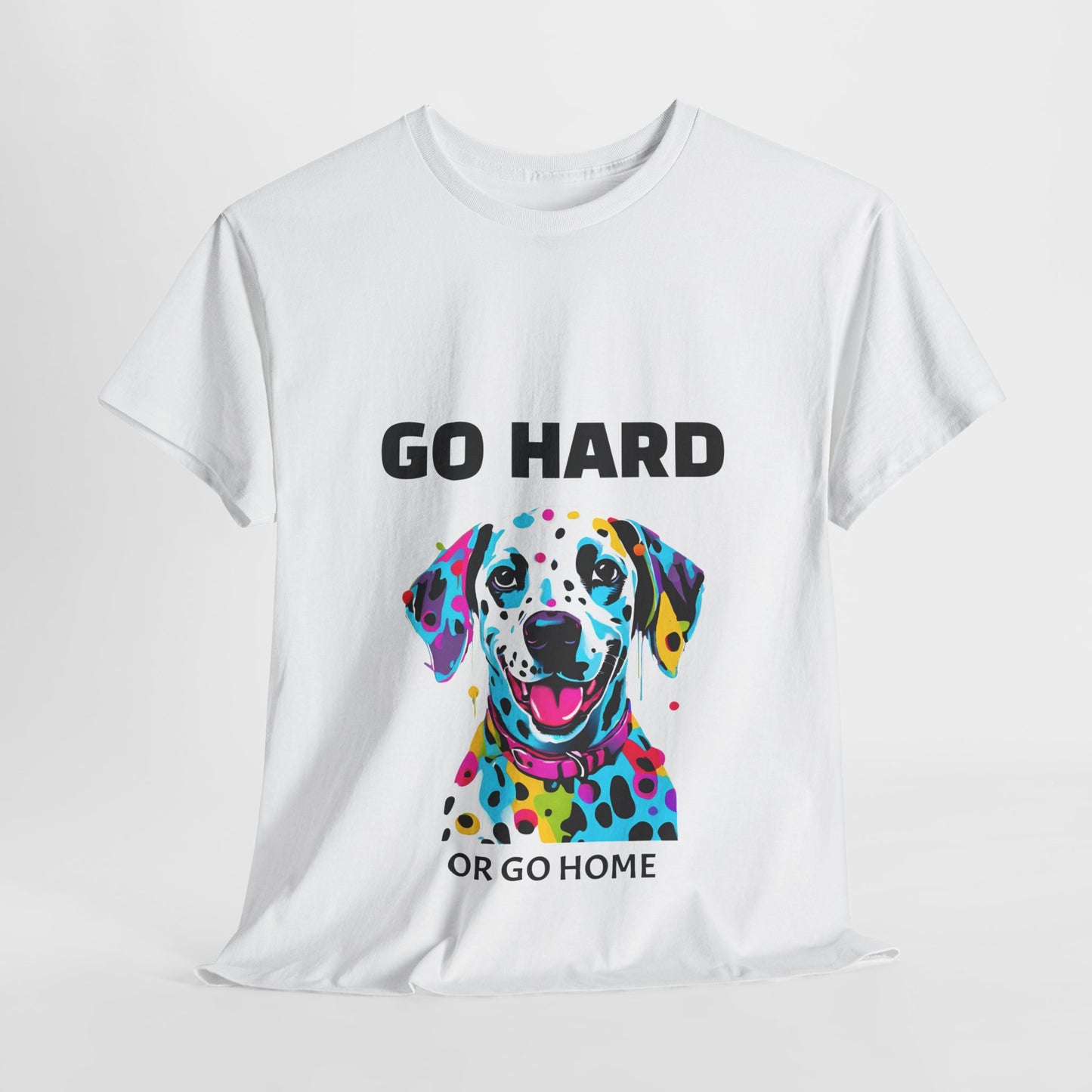 Dalmatian Dog Pop Art  - Go Hard Or Go Home Flashlander Gym Shirt