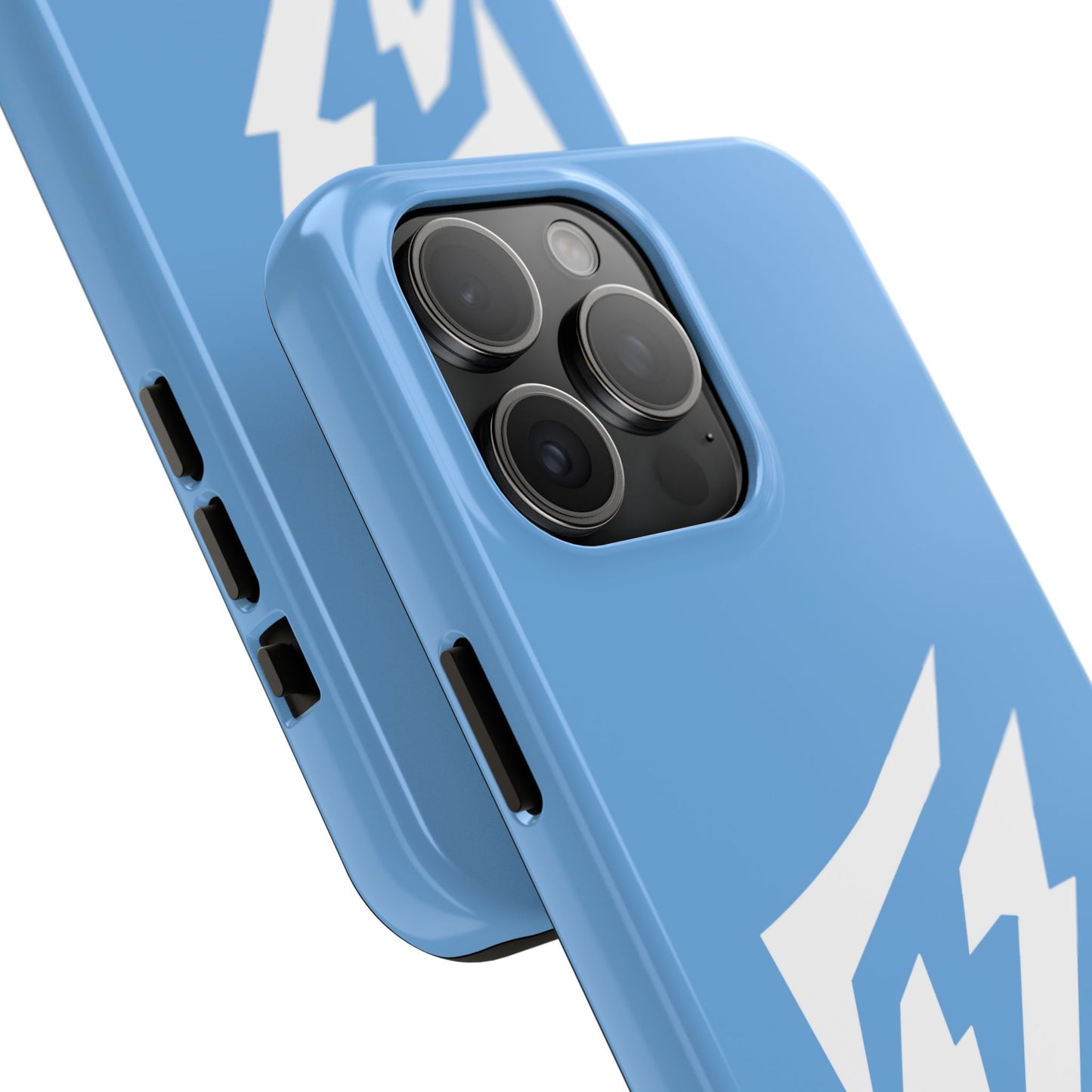 Flashlander Thunders Tough Phone Cases for all Iphone and Samsung Galaxy Light Blue