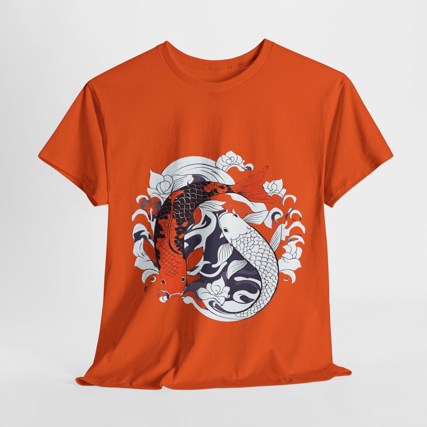 Yin Yang Japanese Koi Fish Flashlander Gym Shirt