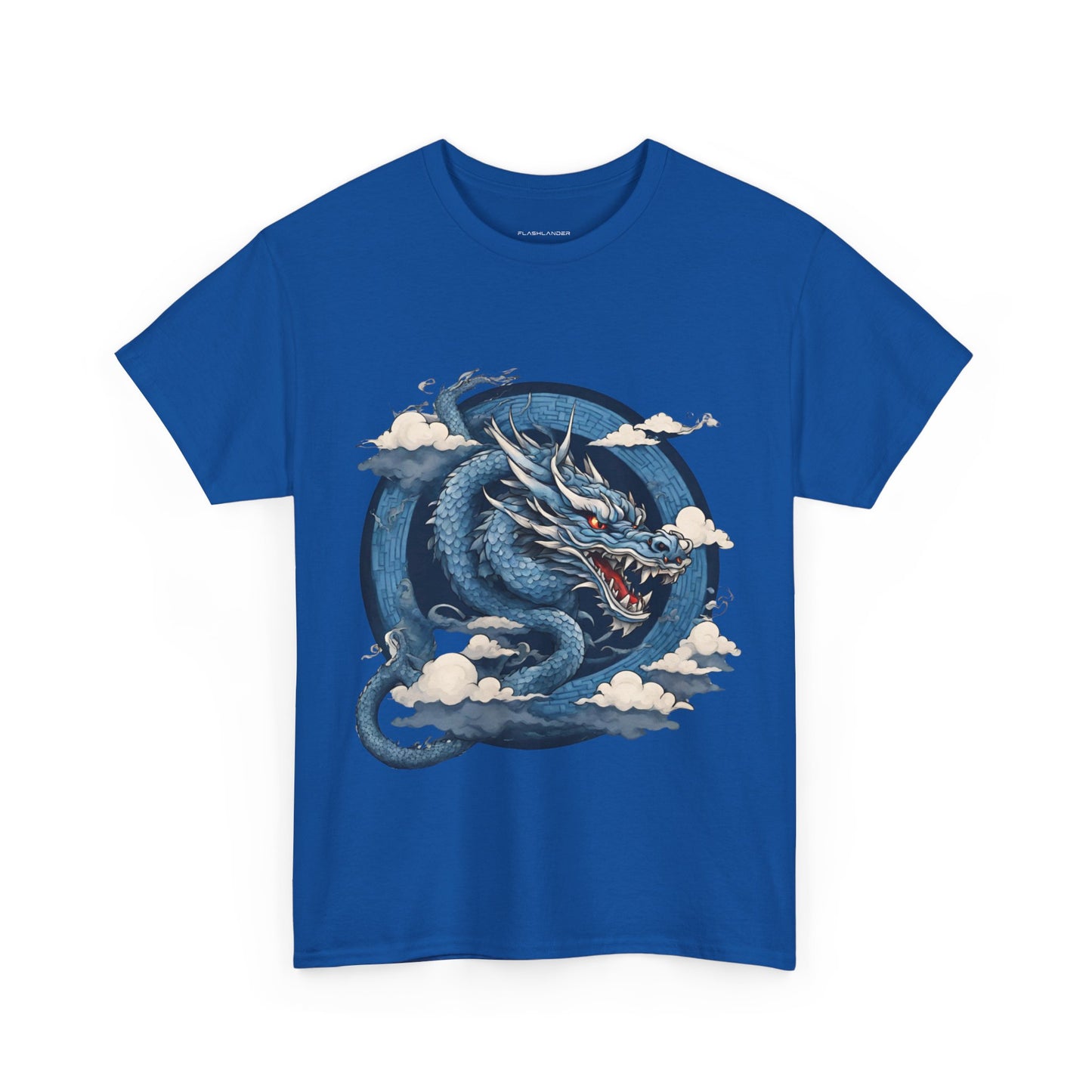 Dragon bleu japonais - T-shirt de sport Flashlander