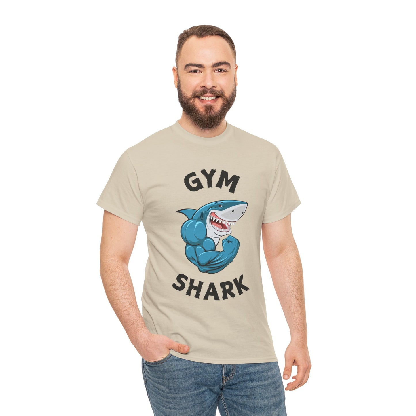 Muscle Gym Shark Bodybuilder Shirt - Flashlander