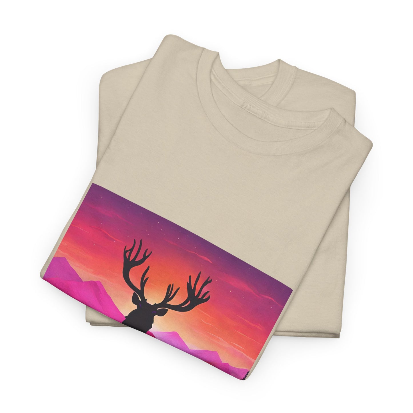 Deer Majestic Sunset Flashlander Gym Shirt