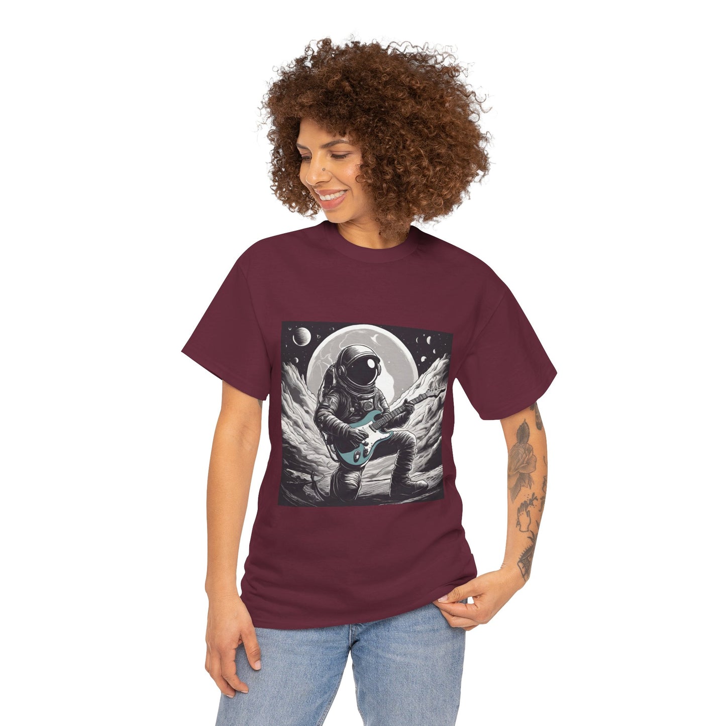 Galactic Jam Rockstar Astronaut Flashlander Gym Shirt