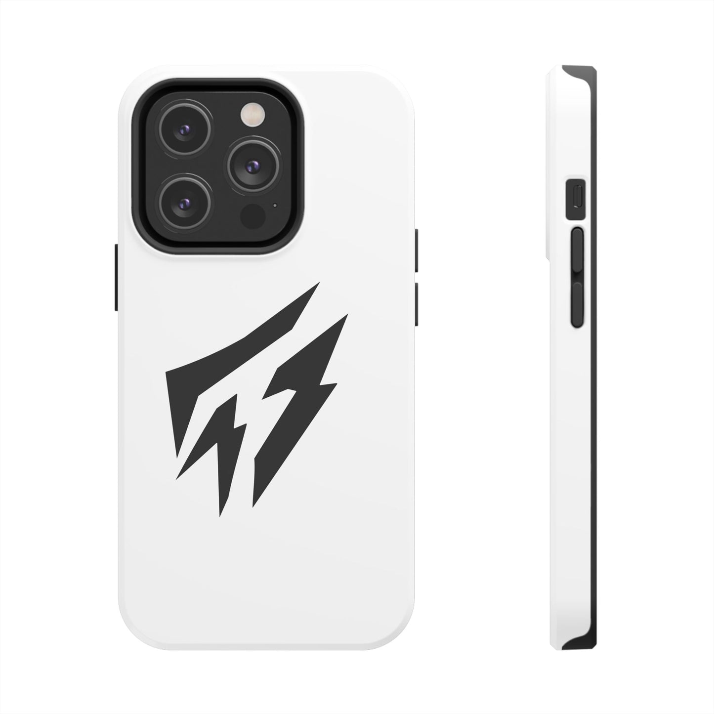 Flashlander Thunders Tough Phone Cases for all Iphone and Samsung Galaxy White