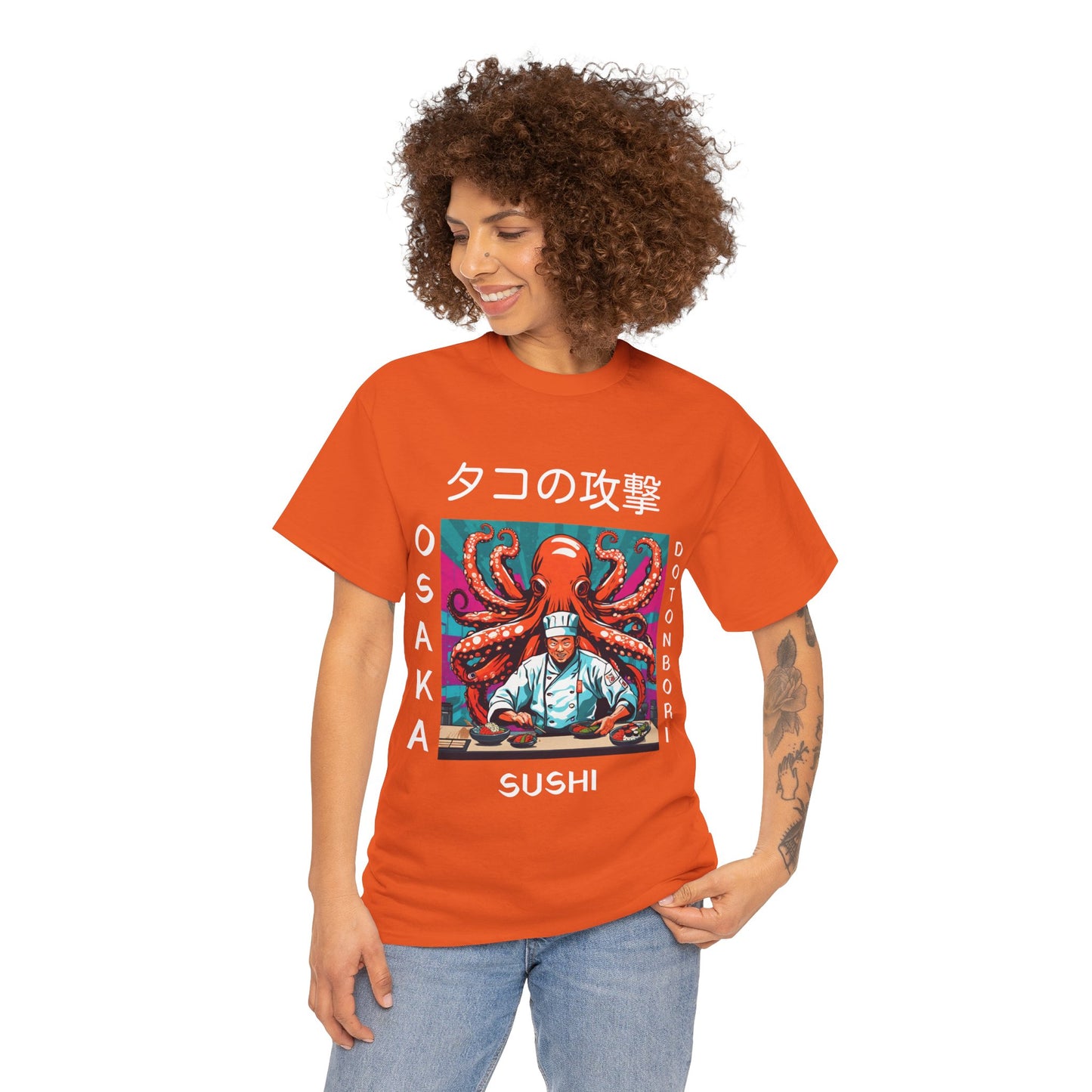 Octopus Escape Sushi Chef - Flashlander Gym Shirt