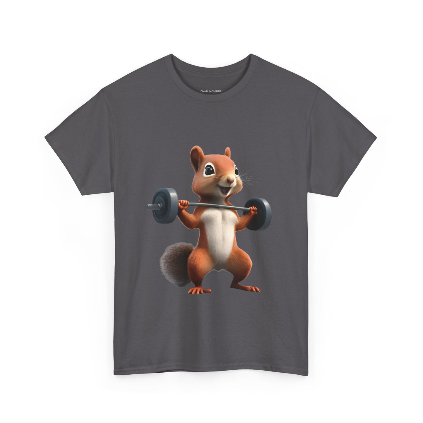 Squirrel Weightlifting Vintage Gym Shirt - Flashlander Graphic Tee