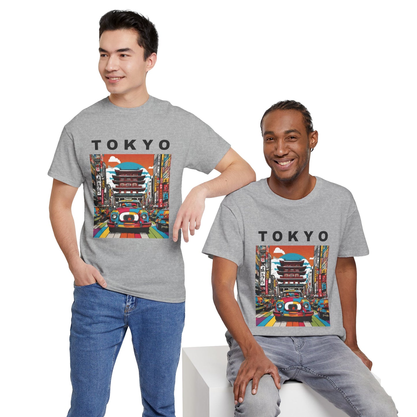 Tokyo Vintage Street Art Pop - Flashlander Gym Shirt