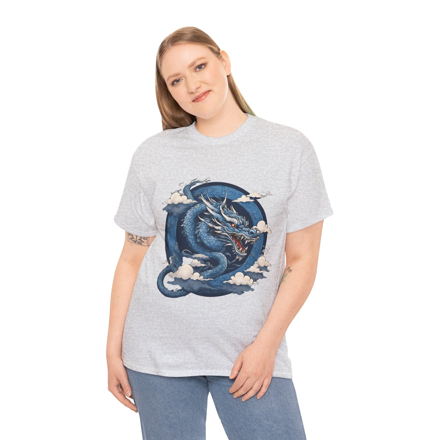 Dragon bleu japonais - T-shirt de sport Flashlander