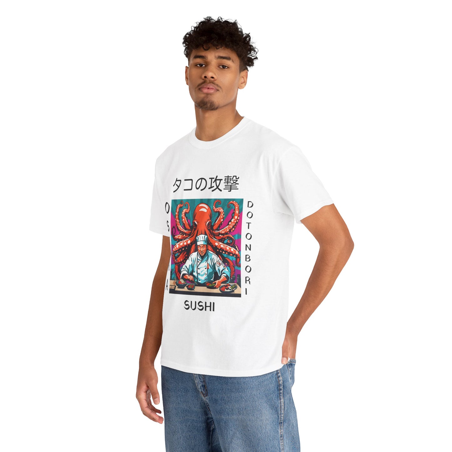 Octopus Escape Sushi Chef - Flashlander Gym Shirt