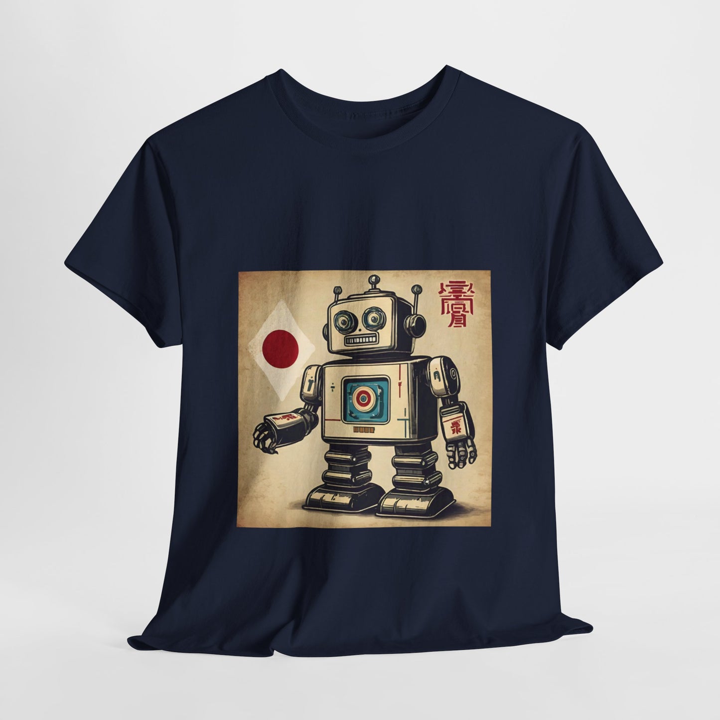 Camiseta deportiva con diseño de robot japonés vintage - Flashlander