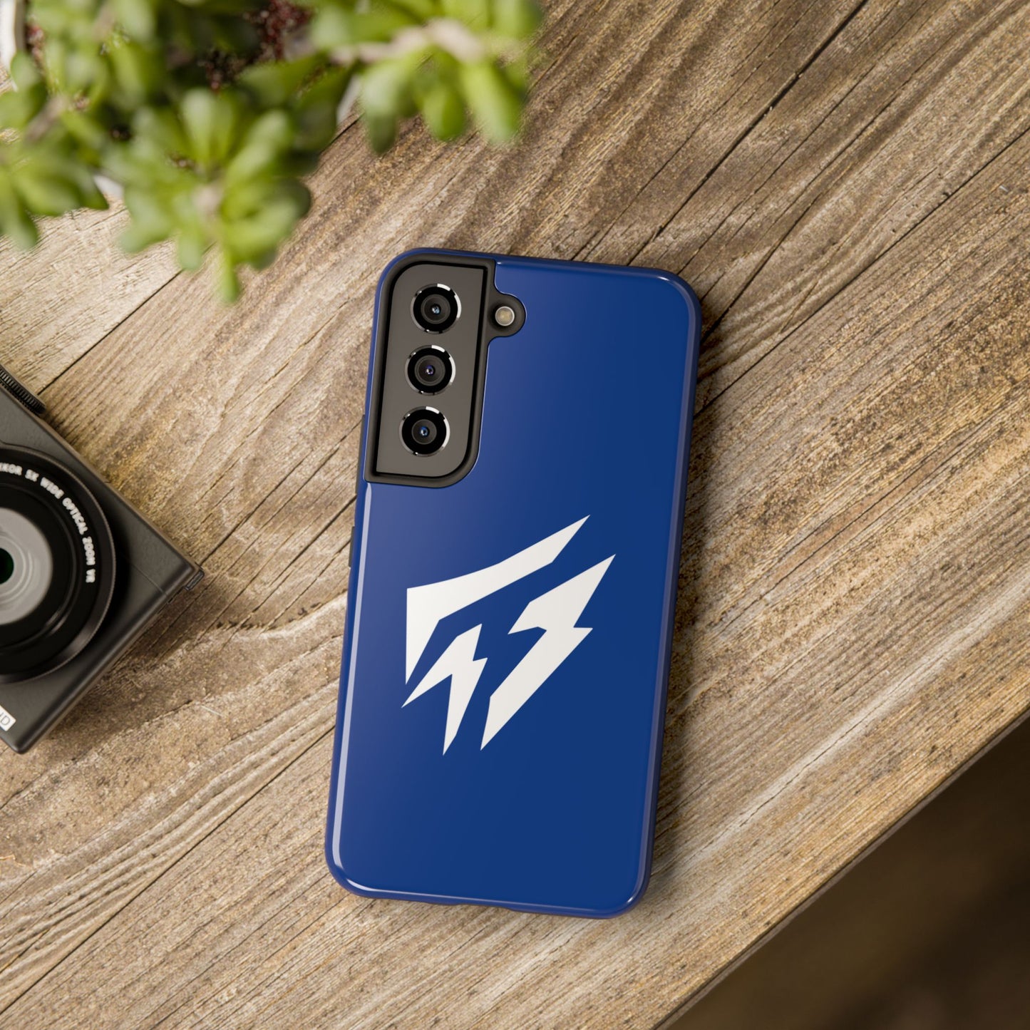 Flashlander Thunders Tough Phone Cases for all Iphone and Samsung Galaxy Dark Blue