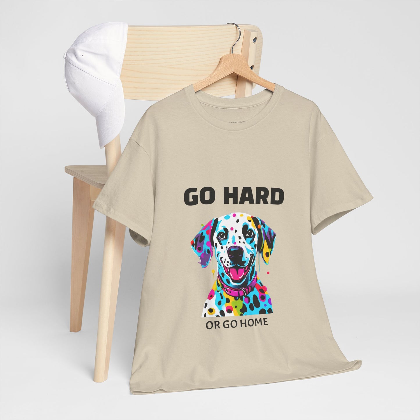 Dalmatian Dog Pop Art  - Go Hard Or Go Home Flashlander Gym Shirt