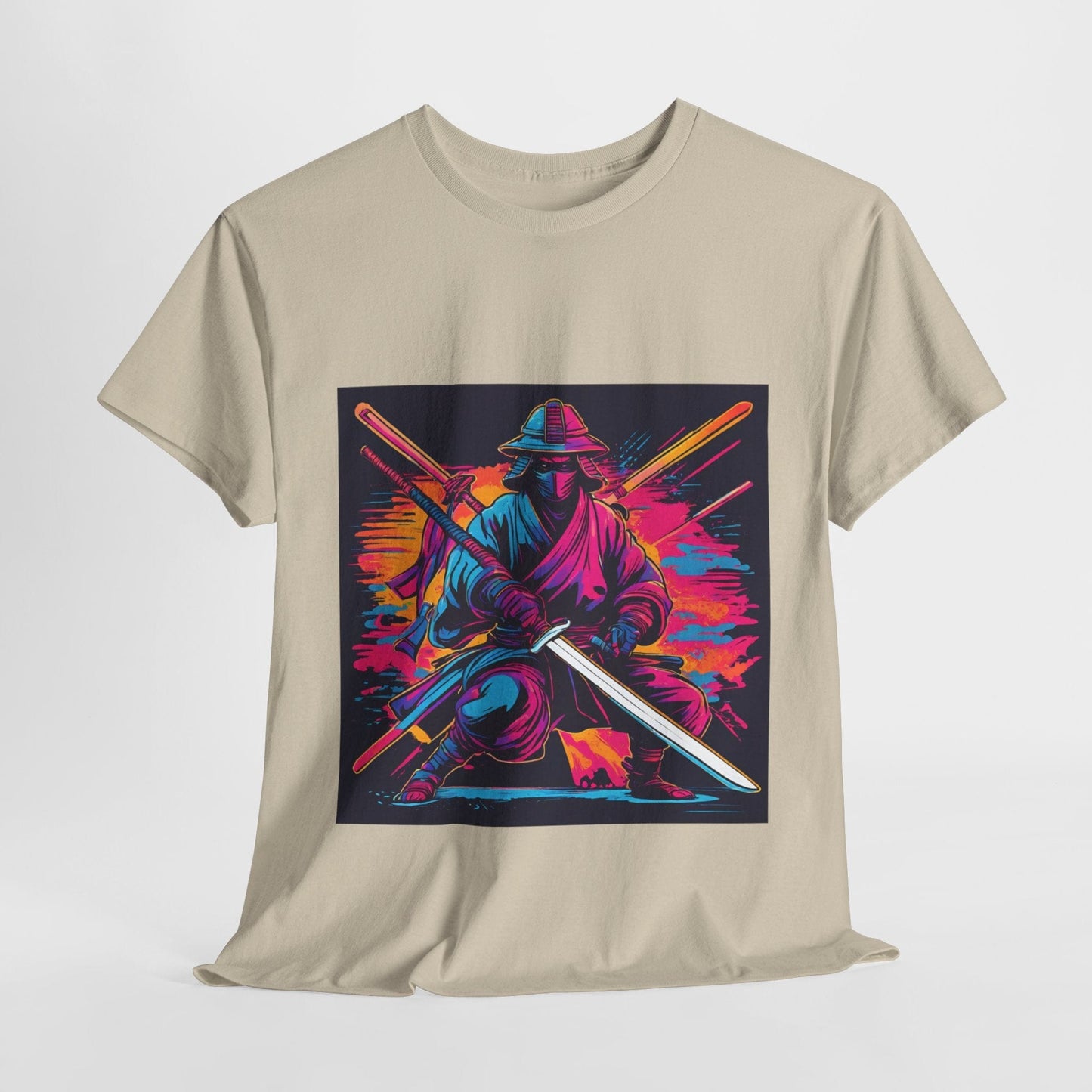 Samurai Warrior Sunset - Flashlander Gym Shirt