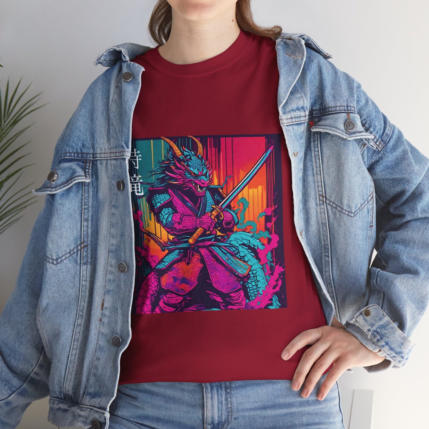 Dragon Samurai Pop Art - Flashlander Gym Shirt