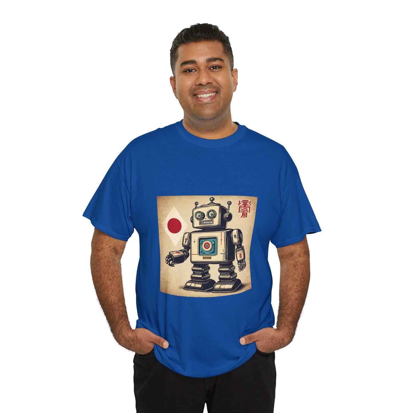 Camiseta deportiva con diseño de robot japonés vintage - Flashlander