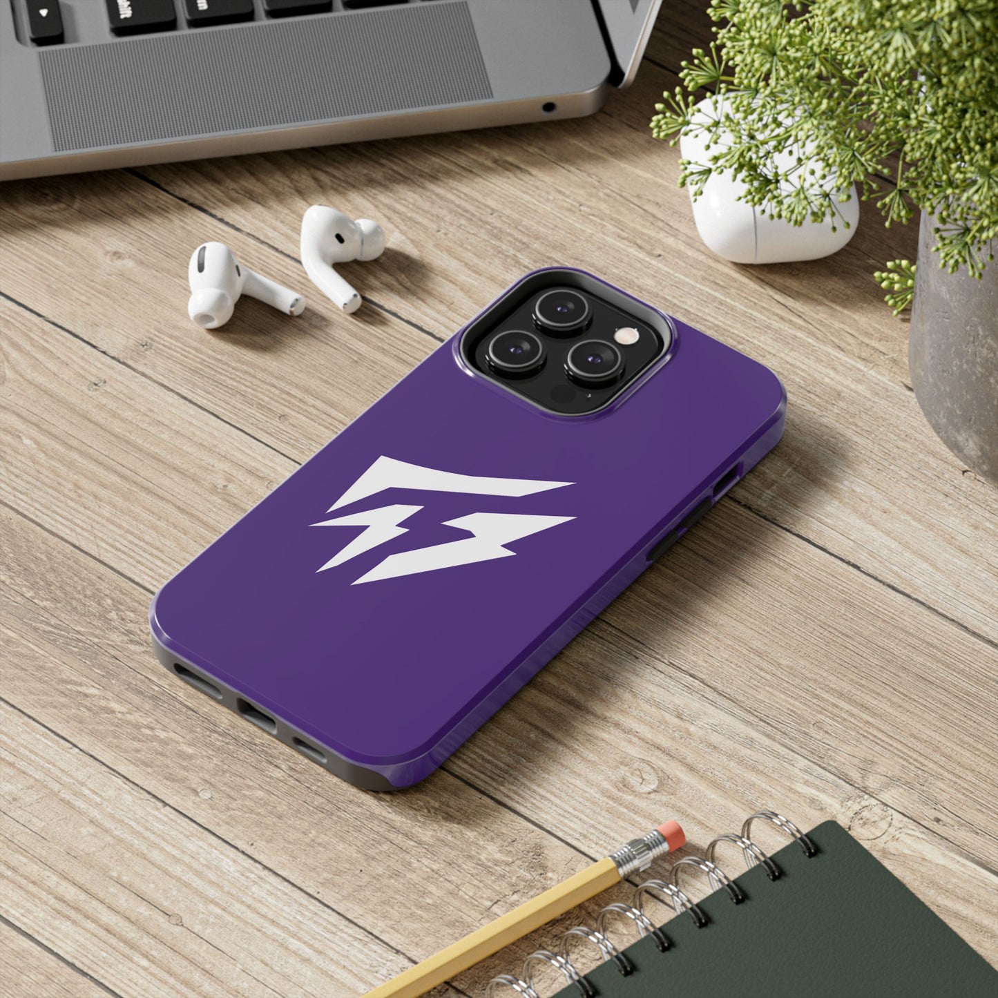 Flashlander Thunders Tough Phone Cases for all Iphone and Samsung Galaxy Purple