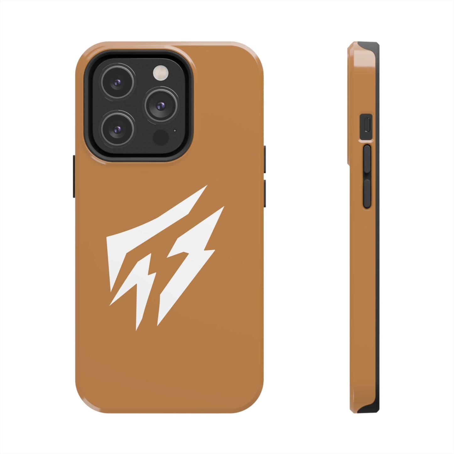 Flashlander Thunders Tough Phone Cases for all Iphone and Samsung Galaxy Light Brown