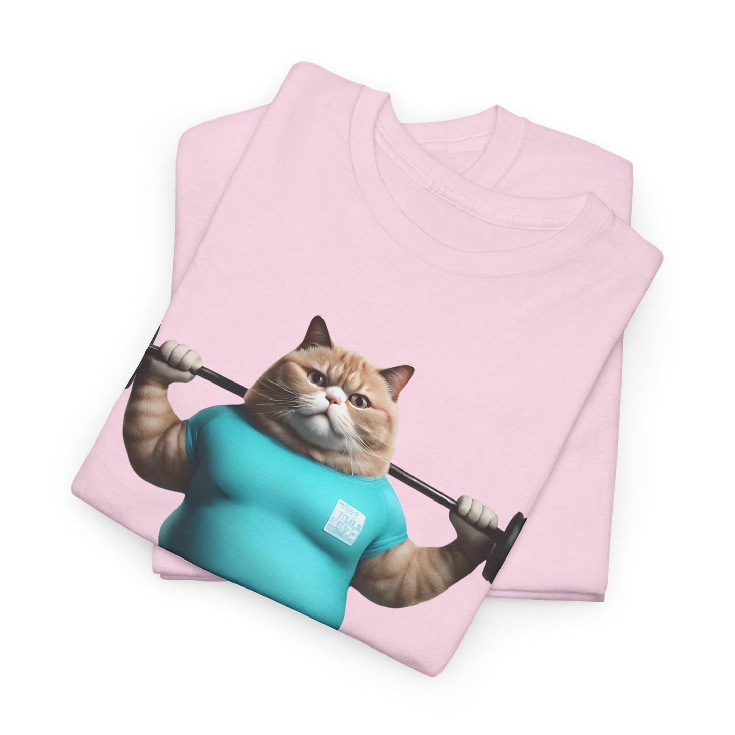 Funny Fat Cat Lifting - Flashlander Gym Shirt