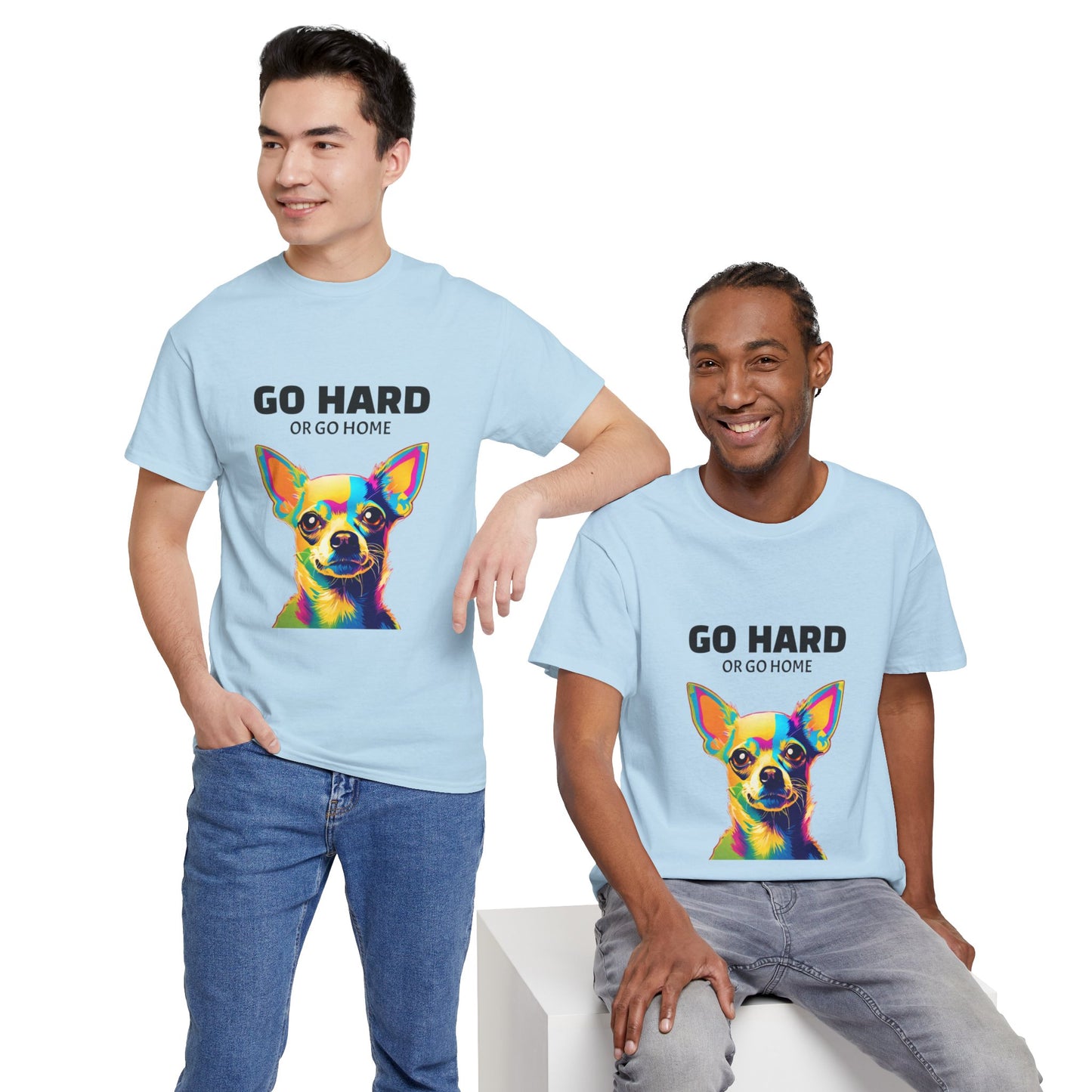 Chihuahua Dog Pop Art - Go Hard or Go Home Flashlander Gym Shirt