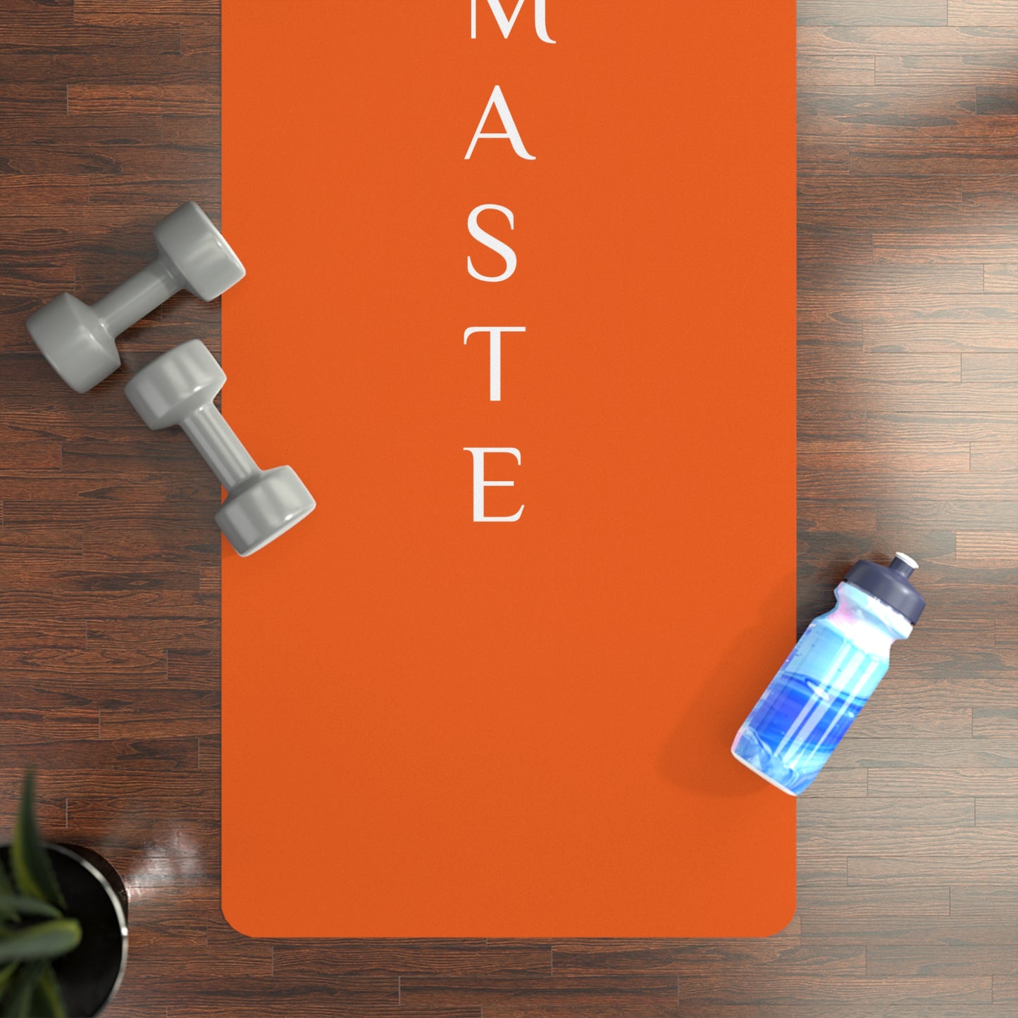 Flashlander Namaste Rubber Yoga Mat Orange