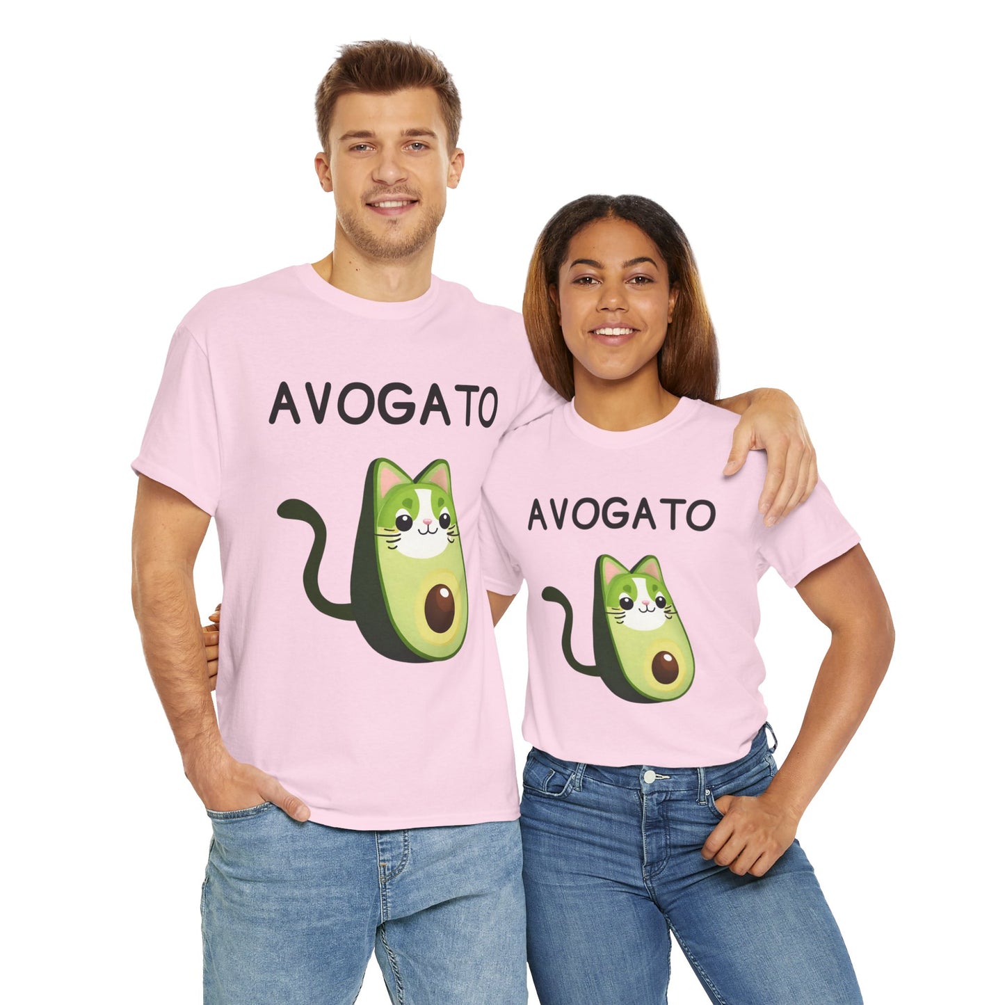 Avogato Funny Avocado Cat Face - Flashlander Gym Shirt